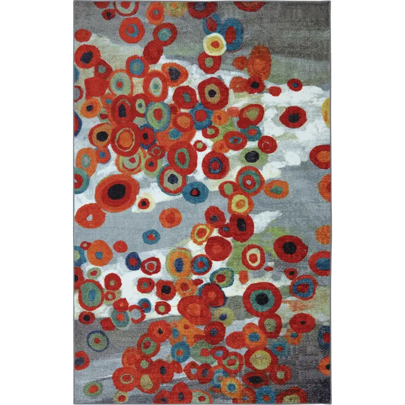 Mohawk Home Floral Pattern Multi-Color 5' X 8' Indoor Area Rug 1