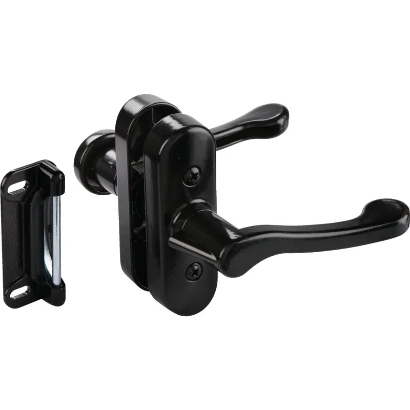 National Black Lever Latch For Screen And Storm Doors 1