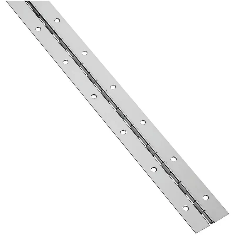 National Stainless Steel Continuous Hinge – 1-1/2" X 48", Heavy-Duty Commercial Grade 1