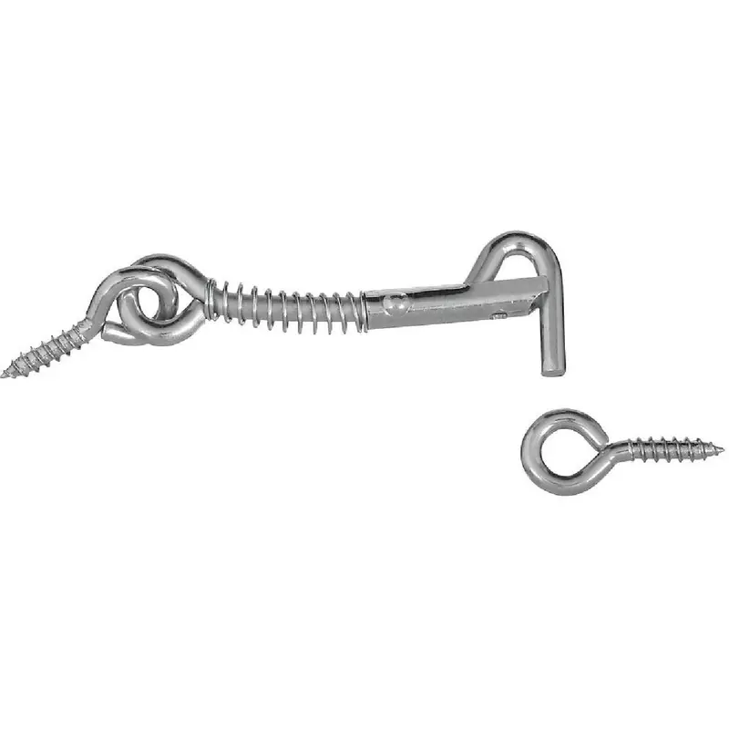 National Steel Safety Gate Hook And Eye Bolt – 2-1/2 Inch Heavy-Duty 1