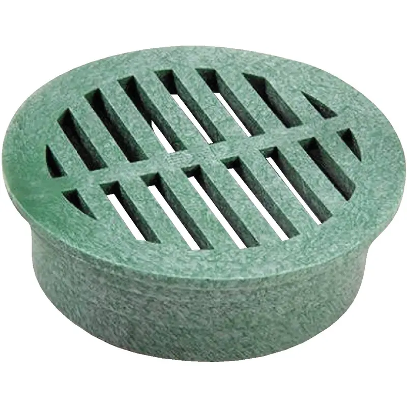 Nds Green Pvc Grate – 3 In Round Drain Cover For Landscaping Or Drainage Systems 1