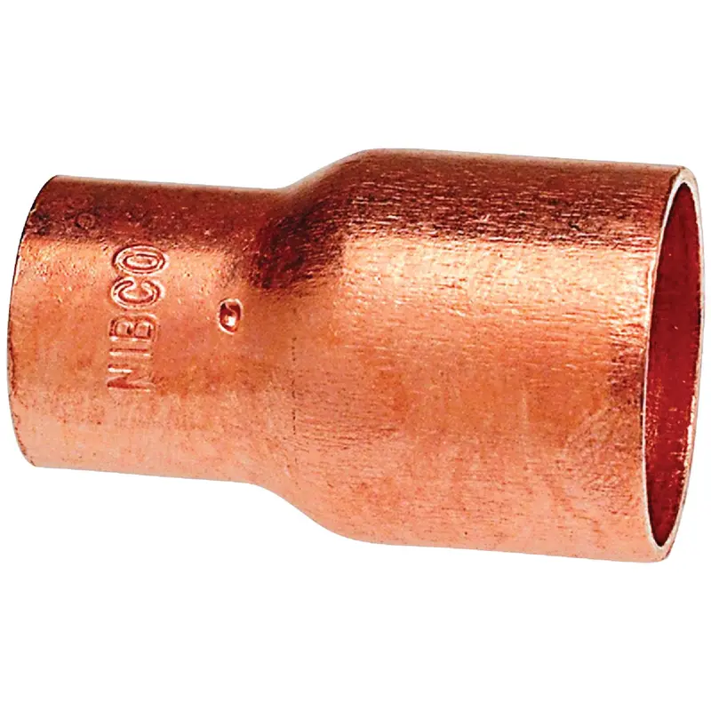 Nibco Reducing Copper Coupling – 1-Inch X 3/4-Inch With Built-In Stop 1