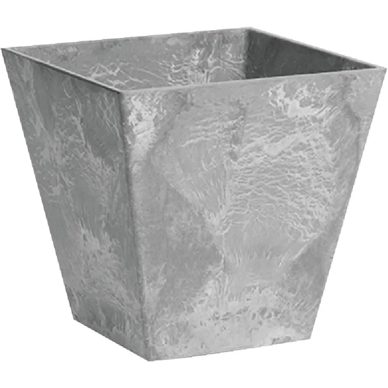 Novelty Artstone Ella Resin Planter – 10 In W X 9.75 In H X 10 In L, Modern Gray Finish 1