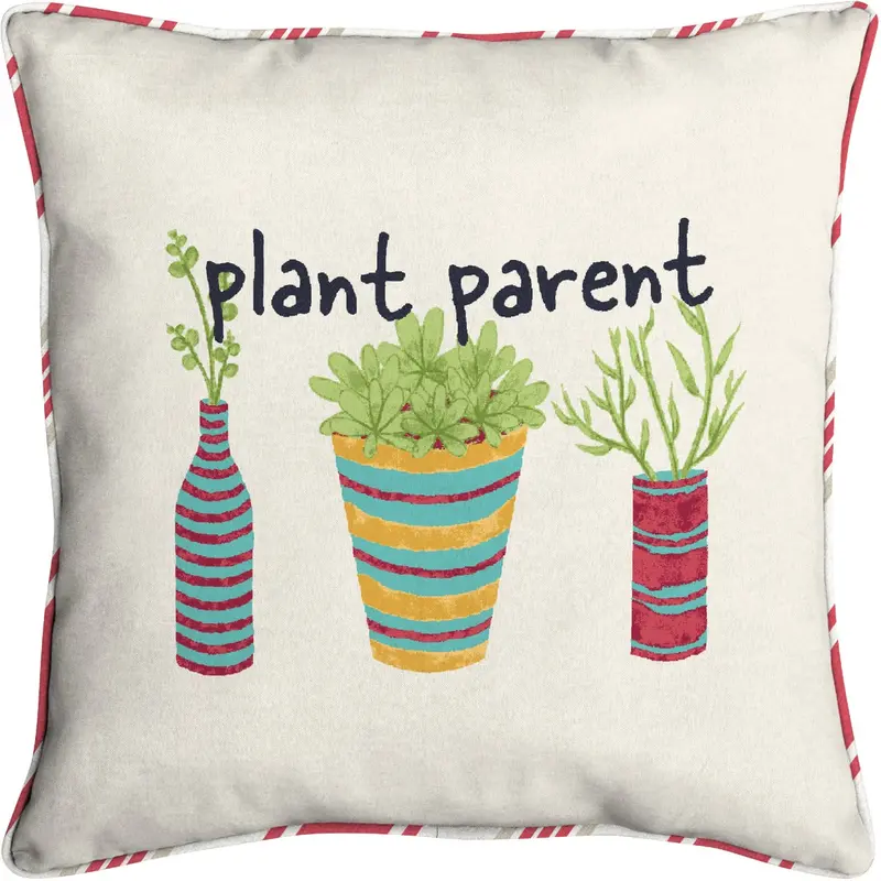 Oceantex Recycled Polyester Succulent Pillow – 18 In W X 5.5 In H X 18 In L 1