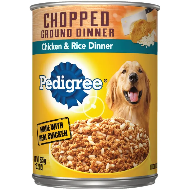 Pedigree Wet Dog Food – Chicken & Rice In Gravy, 13.2 Oz. Can 1