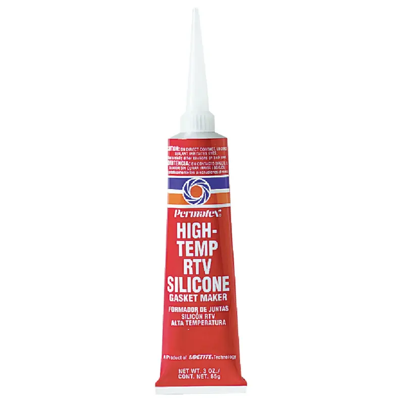 Permatex High-Temp Red Rtv Silicone Gasket Maker – 3 Oz, Heat-Resistant Sealant 1