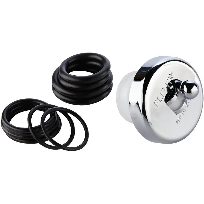 Ppp Flip-It Bathtub Drain Stopper – Universal Fit, Chrome Finish 1
