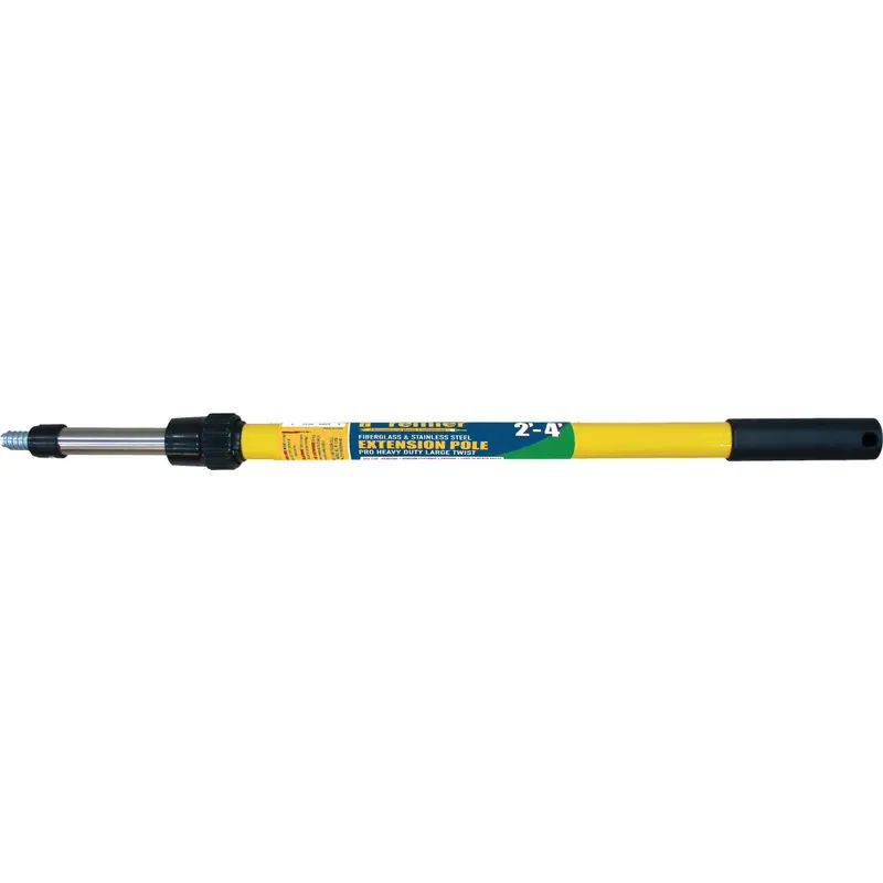 Premier Telescoping Extension Pole – 2–4 Ft Fiberglass & Stainless Steel, External Twist Design 1