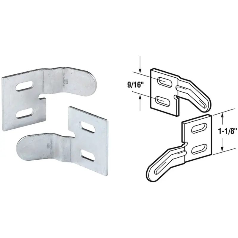Prime-Line Bi-Fold Door Bottom Aligner Kit – Includes 2 Adjustable Aligners 1