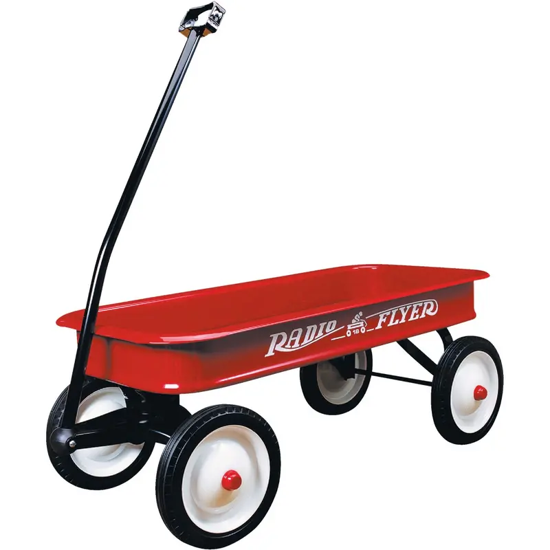 Radio Flyer Classic Red Steel Wagon – 39.5-Inch Length, Durable Toy Design 1