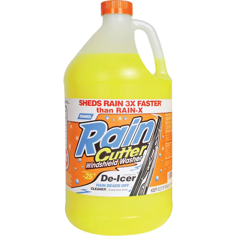 Rain Cutter De-Icer Windshield Washer Fluid – 1-Gallon, Rated To -25°F 1