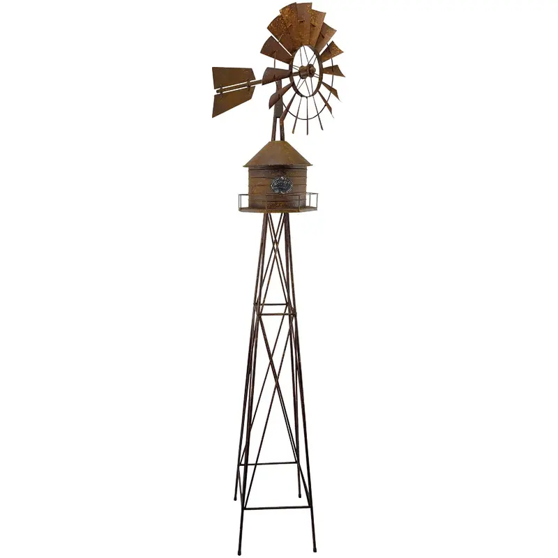 Red Carpet Studios Rustic Windmill Decor – 49.5" Water Tower Style 1