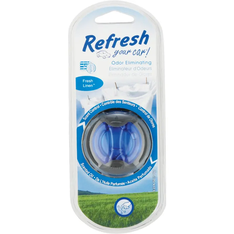 Refresh Your Car Oil-Based Air Freshener – Fresh Linen Scent For Vehicles 1