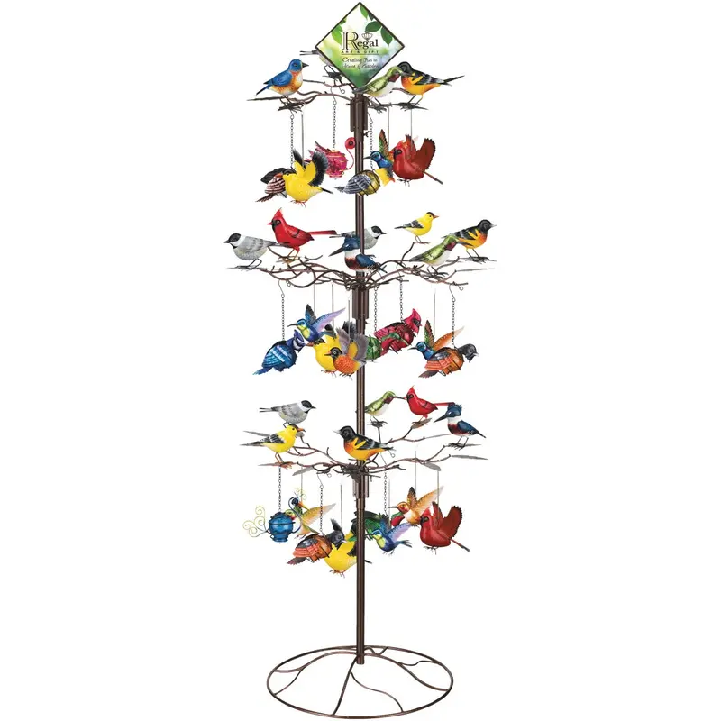 Regal Art & Gift Decorative Bird Ornament – Metal And Glass Design 1