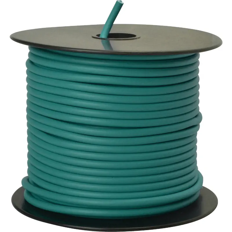 Road Power Green Pvc-Coated Primary Wire – 100 Ft, 12 Awg 1