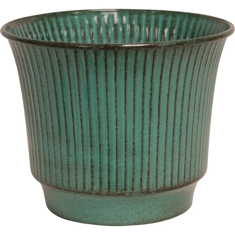 Robert Allen Madison Ironstone Metal Surf Planter – 6.75 X 8 X 8 Inches 1