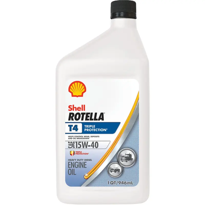 Rotella T6 15W-40 Synthetic Blend Motor Oil – 1 Quart 1