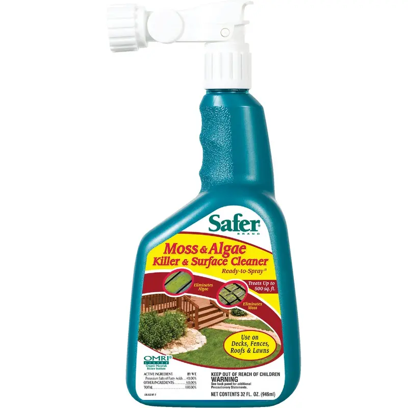 Safer Brand Ready-To-Use Moss And Algae Killer – 32 Oz Spray Bottle 1
