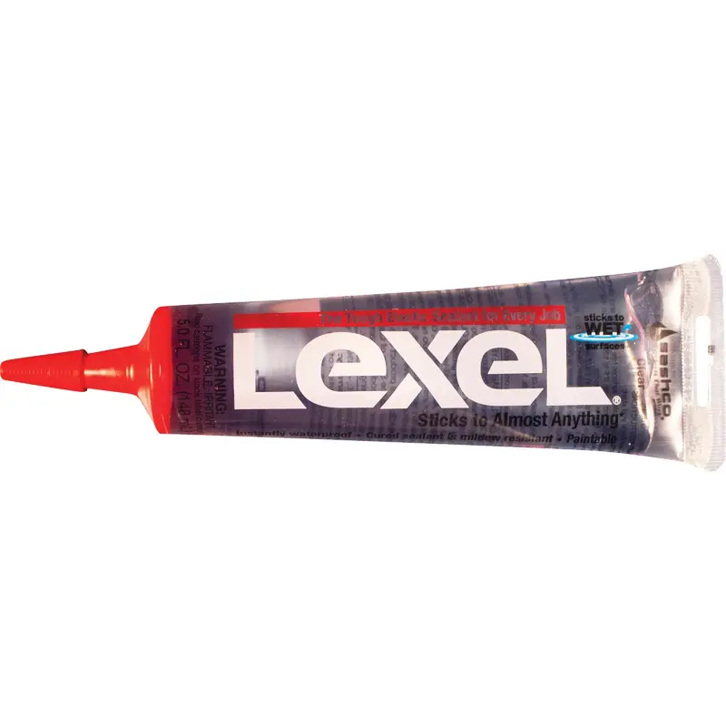 Sashco Lexel Polymer Sealant – 5-Ounce Clear Voc-Compliant Caulk 1