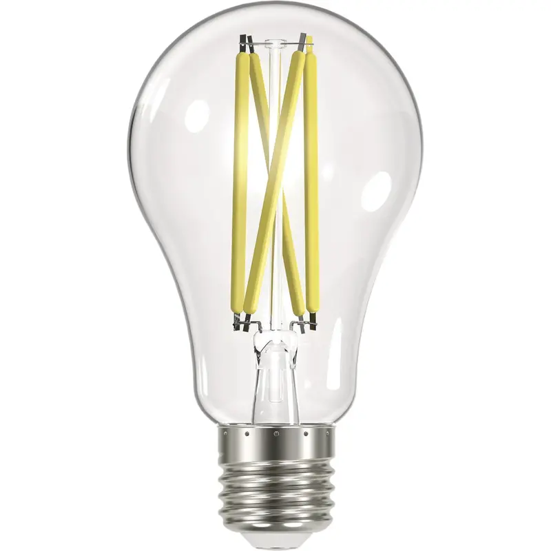 Satco Nuvo A19 Led Light Bulb – 100W Equivalent, Warm White, Medium Base (4-Pack) 1