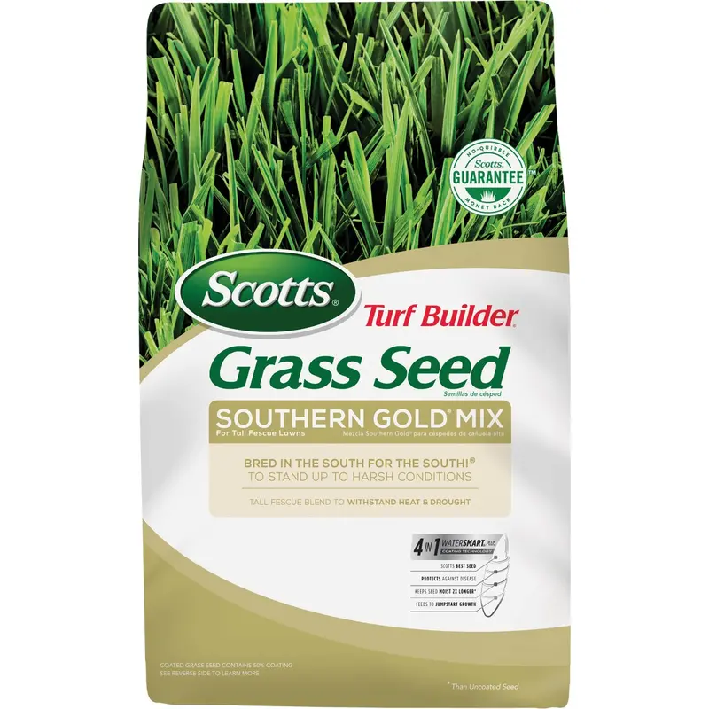 Scotts Turf Builder Southern Gold Tall Fescue Grass Seed – 20-Pound Bag, Covers Up To 5,000 Sq Ft 1