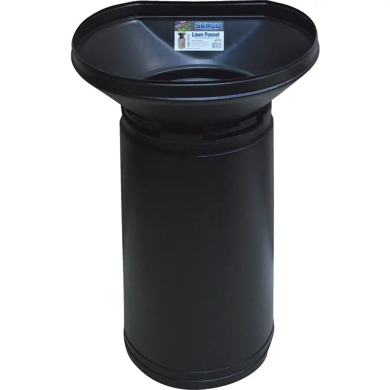 Semco Lawn Waste Funnel – 37" Plastic Yard Bag Adapter For Easy Filling 1
