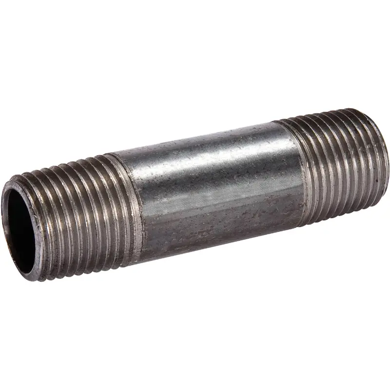 Southland 1-1/2-Inch X 12-Inch Schedule 40 Black Iron Steel Nipple – Threaded Pipe Fitting 1