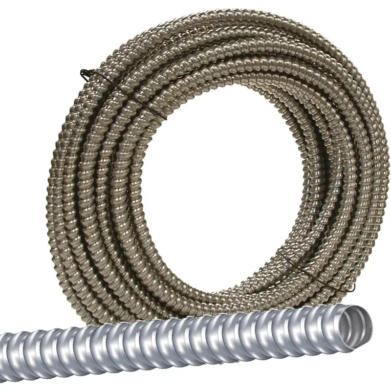 Southwire 1/2" × 50 Ft. Aluminum Flexible Metal Conduit – Ul-Listed, Easy Bend 1