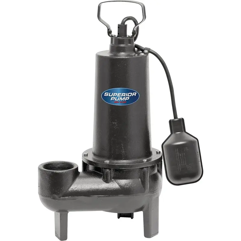Superior Pump Submersible Sewage Ejector – 1/2 Hp Cast Iron 1