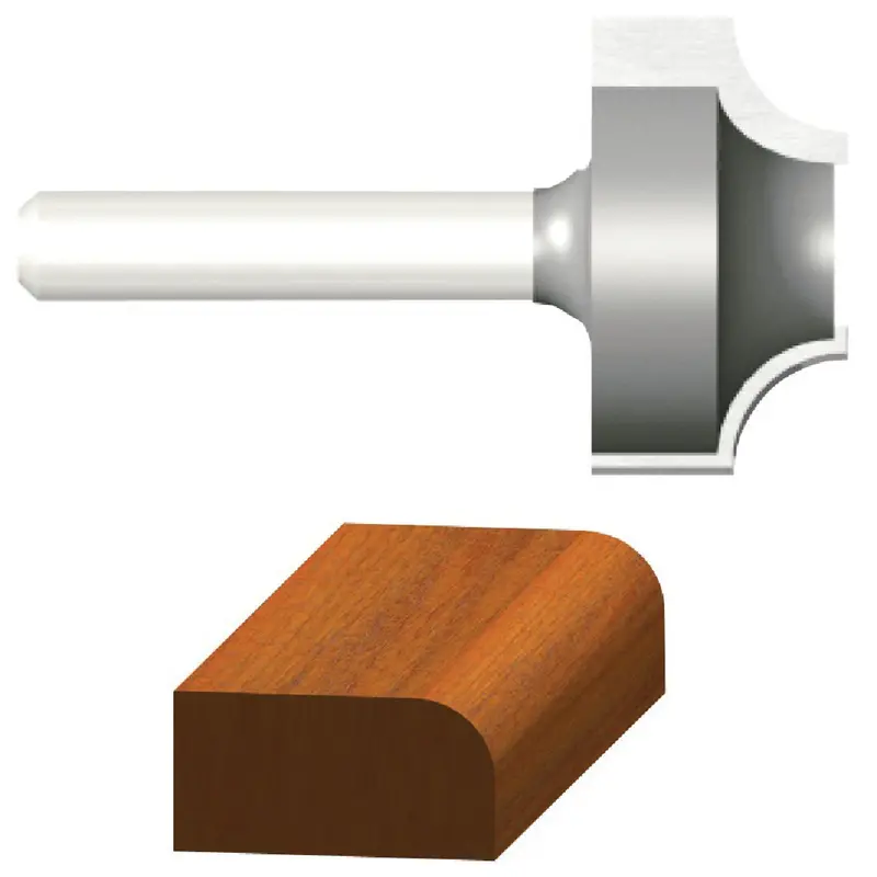 Vermont American Ovolo Router Bit – 1/4 In Shank Carbide-Tipped Edge Profiler 1