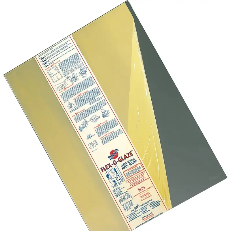 Warp’S Flex-O-Glaze Acrylic Sheet – 48" × 96" × 0.100", Crystal-Clear Cast Acrylic 1