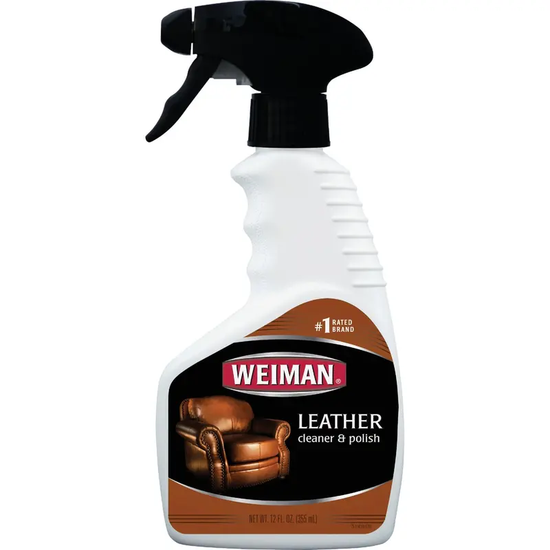 Weiman Leather Care Cleaner & Polish – 12 Oz Trigger Spray For Restoration 1