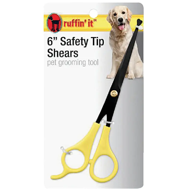 Westminster Pet Ruffin’ It 6" Stainless Steel Grooming Shears 1