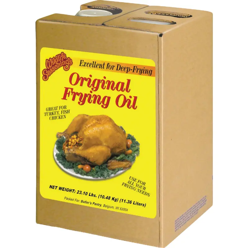 Wildlife Seasonings Commercial-Grade Frying Oil – 3-Gallon Bulk Container 1