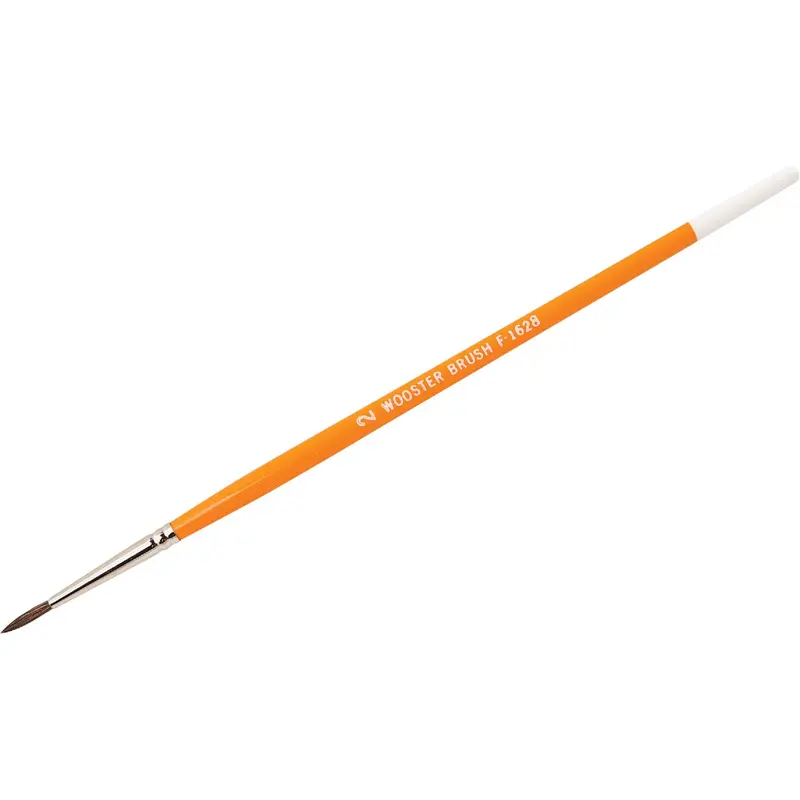 Wooster #2 Camel Hair Watercolor Brush – Fine Detail Artist Tool 1